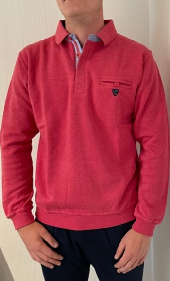 polo cerise C de la marque yacht collection- Vêtement de qualité- sopaouest.fr