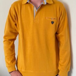 polo moutarde de la marque yacht collection- Vêtement de qualité-sopaouest.fr