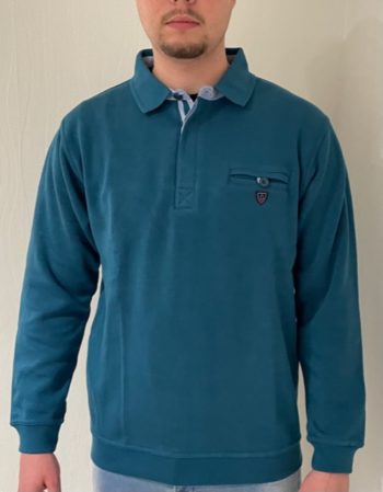 Polo turquoise ( Biscaya )ref 175 C de la marque yacht collection- Vêtements de qualité- sopaouest.fr