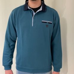 Polo- sweat - Biscay/navy ref 555C de la marque yacht collection- Vêtements de qualité- sopaouest.fr