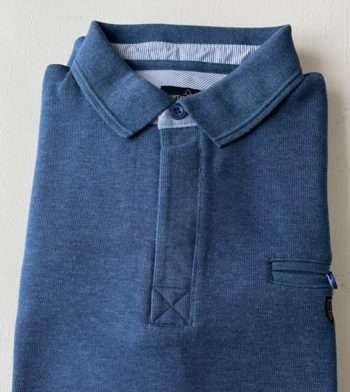 polo- sweat- azul mel ( bleu) de la marque yacht collection- Vêtements de qualité- sopaouest.fr