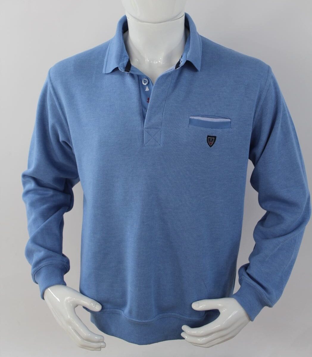 polo bleu de la marque yacht collection sopaouest.fr