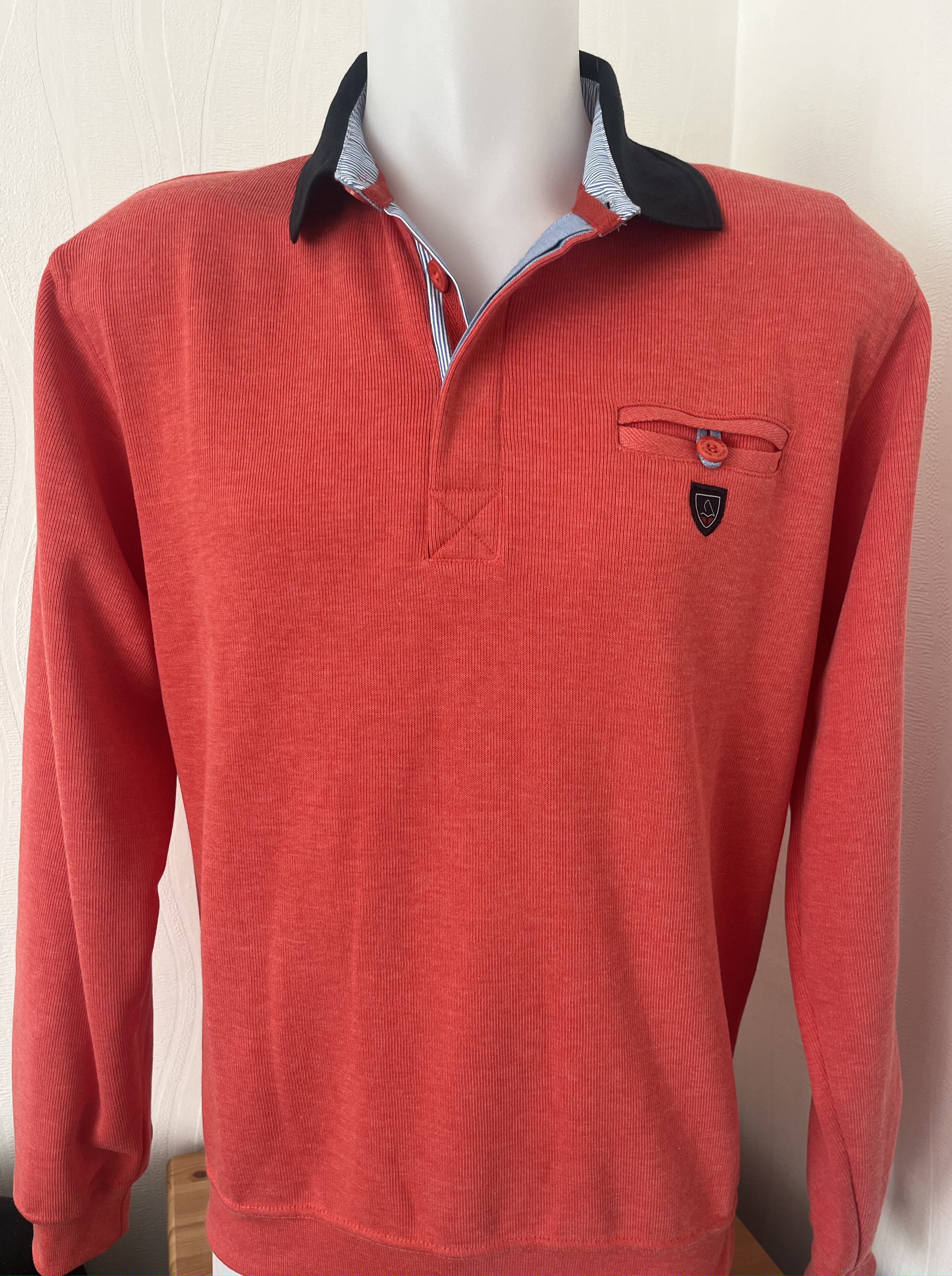 polo corail/orange /sarto REf G 175 de la marque yacht collection. vêtements de qualité by win's.sopaouest.fr